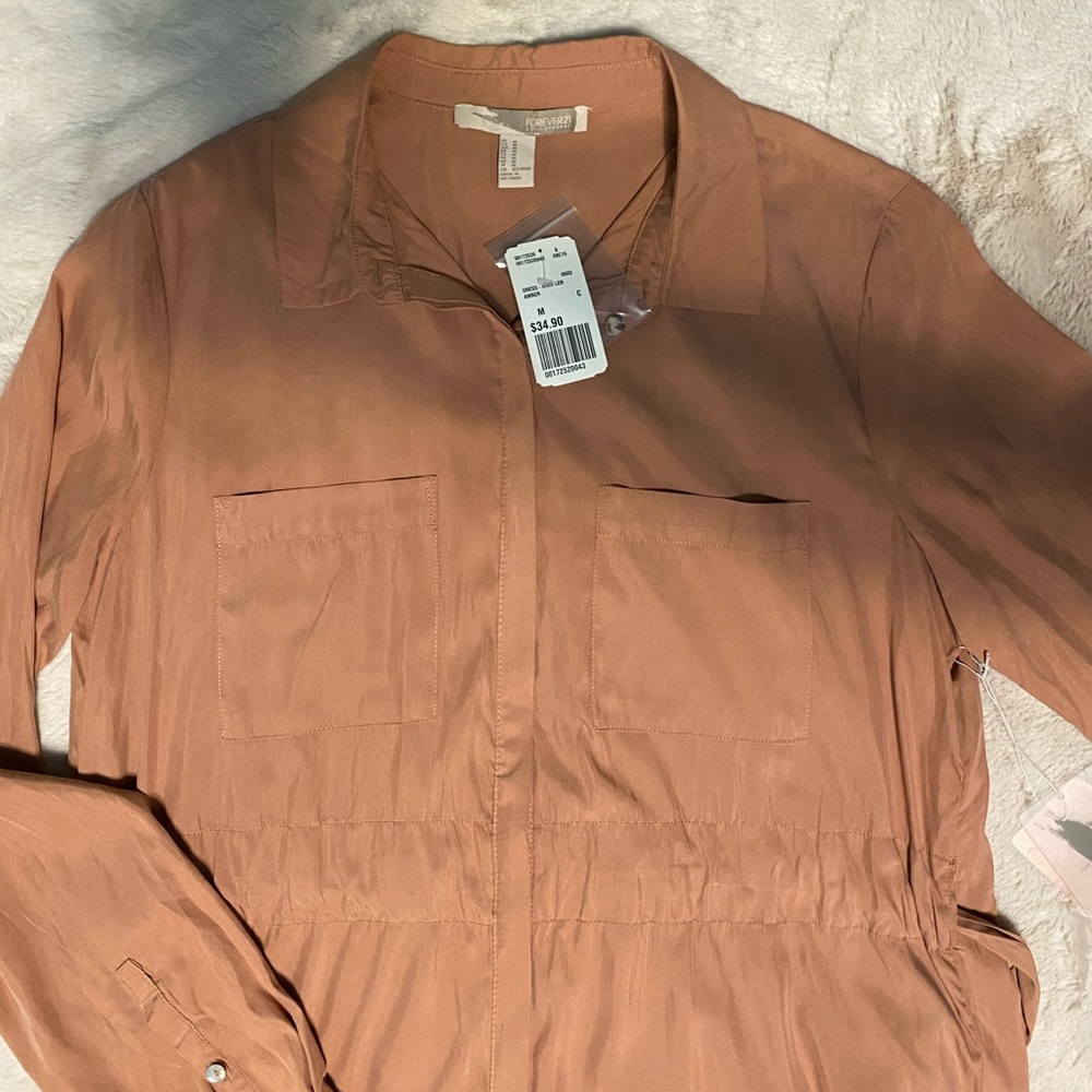 Cute Knee Length Shirt Dress